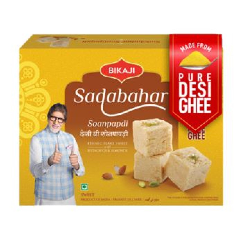 Soan Papdi Desi Ghee Bikaji s 印度酥糖 原味 奶油 200 gm